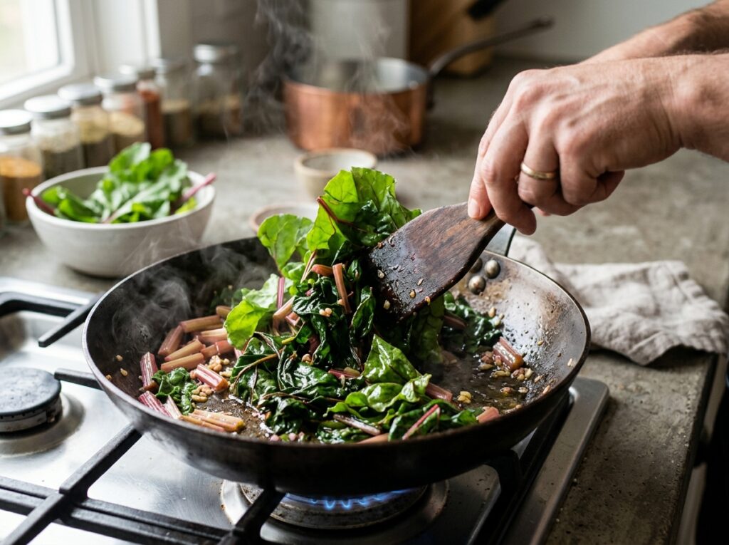 rote bete blätter rezept